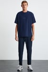 RIVER  Oversize Lacivert  T-Shirt