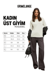 ROGUEBEL Kadın Yumuşak Kumaşlı %100 Pamuk Regular Fit Uzun Kol Beyaz T-Shirt