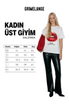 SALENNA Kadın Yumuşak Kumaşlı Baskı Detaylı Regular Fit Beyaz T-Shirt