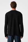 SCRIPTLET Erkek %100 Organik Pamuklu Baskılı Bisiklet Yakalı Oversize Siyah T-Shirt