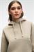 SELENE Kadın Kapüşonlu Kangru Cepli Regular Fit Taş Rengi Sweatshirt