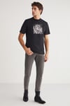SEVILLA Basic Regular Siyah Tekli T-Shirt