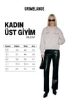 SILENT Kadın Kapüşonlu Organik Pamuklu İçi Polarlı Kangru Cepli Baskılı Nakışlı Açık Lila Sweatshirt