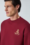 SINNER Erkek Yumuşacık Kumaşlı Bordo Sweatshirt