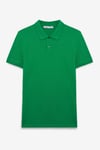 SKYLOOM Erkek %100 Pamuk Kısa Kollu Regular Fit Yeşil Polo Yaka T-Shirt