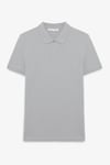 SKYLOOM Erkek %100 Pamuk Kısa Kollu Regular Fit Gri Polo Yaka T-Shirt