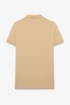 SKYLOOM Erkek %100 Pamuk Kısa Kollu Regular Fit Bej Polo Yaka T-Shirt