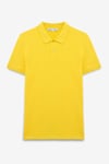 SKYLOOM Erkek %100 Pamuk Kısa Kollu Regular Fit Sarı Polo Yaka T-Shirt