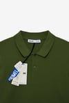 SKYLOOM Erkek %100 Pamuk Kısa Kollu Regular Fit Haki Polo Yaka T-Shirt