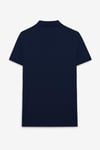 SKYLOOM Erkek %100 Pamuk Kısa Kollu Regular Fit Lacivert Polo Yaka T-Shirt