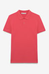 SKYLOOM Erkek %100 Pamuk Kısa Kollu Regular Fit Nar Çiçeği Polo Yaka T-Shirt