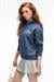 SLOPANE Kadın Rahat Kesim Kapüşonlu Baskılı Lacivert Sweatshirt