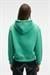 SLOPANE Kadın Rahat Kesim Kapüşonlu Baskılı Yeşil Sweatshirt