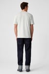 Solo Erkek %100 Organik Pamuklu Kalın Dokulu Comfort Fit Bisiklet Yakalı Açık Bej T-Shirt