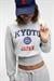 SORELLIA Kadın Bisiklet Yaka Üzerine Oturan Beli Korseli Baskılı Regular Grimelanj Sweatshirt