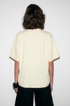 TAMBEZA Kadın %100 Pamuk Yumuşak Kumaşlı Baskı Detaylı Sarı T-Shirt