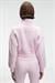THALIA Kadın Arka Baskılı Ve Patch Detaylı Fermuarlı Dik Yakalı Pembe Sweatshirt