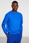 TRAVIS Erkek Organik Kumaşlı Yumuşacık Regular Fit Yuvarlak Yakalı Saks Mavi Sweatshirt