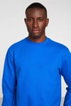 TRAVIS Erkek Organik Kumaşlı Yumuşacık Regular Fit Yuvarlak Yakalı Saks Mavi Sweatshirt
