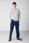 TRAVIS Erkek Organik Kumaşlı Yumuşacık Regular Fit Yuvarlak Yakalı Grimelanj Sweatshirt