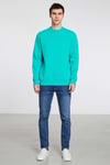 TRAVIS Relaxed Regular Yeşil  Sweatshirt