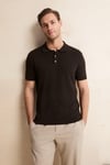 VESTO Erkek Triko Acı Kahve Polo Yaka T-Shirt