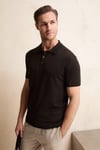 VESTO Erkek Triko Acı Kahve Polo Yaka T-Shirt
