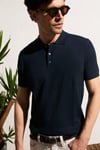 VESTO Erkek Triko Lacivert Polo Yaka T-Shirt