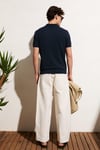 VESTO Erkek Triko Lacivert Polo Yaka T-Shirt