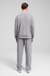 VIENTO Erkek Bisiklet Yaka Uzun Kollu Regular Fit Gri Sweatshirt