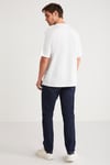 VITO Basic Oversize Beyaz Tekli T-Shirt