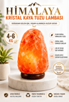 4-6 Kg Himalaya Kristal Kaya Tuzu Lambası+ 1,5 Metre Açma-Kapama Düğmeli