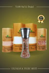 6Lı Set- Himlaya Tuz Lambası 4-5Kg-Çankırı Ve Himalaya Kristal Kaya Tuzu Ve Seramik Seti