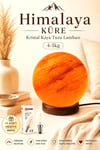 Himalaya Küre Kaya Tuzu Lambası 4-6Kg- Yuvarlak model  gece lambası-açma kapama anahtarlı