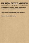 Karışık Sebze Kurusu 110Gr
