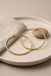 316L Çelik Gold Renk 66 mm Halka Küpe
