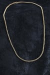 316L Çelik Örme Zincir Model Gold Renk Erkek Kolye