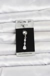 316L Cerrahi Çelik Sallantılı Damla Model Göbek Piercing