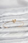 Kalp Model Gold Renk Bileklik