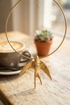 Kırlangıç Model Gold Renk Choker Kadın Kolye