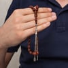 Metal Püsküllü Arpa Kesim Kuka Tesbih