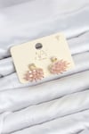 Pembe Zirkon Taşlı Gold Swan Kuğu Model Kadın Küpe