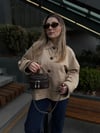 Acı Kahve Kapitone Çapraz Askılı Rosy Çanta