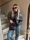 Acı Kahve Mini Manu Çapraz Askılı Çanta