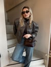 Acı Kahve Mini Manu Çapraz Askılı Çanta