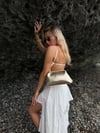 Altın Sarısı Clutch Chloe Çanta