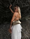 Altın Sarısı Clutch Chloe Çanta