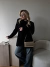 Altın Sarısı Clutch Zincirli Nicole Çanta