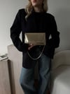 Altın Sarısı Clutch Zincirli Nicole Çanta