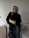 Altın Sarısı Clutch Zincirli Nicole Çanta